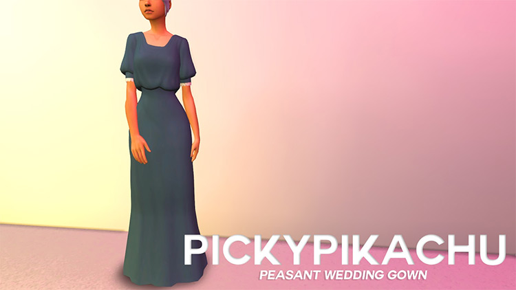 Sims 4 Maxis Match Wedding Dress CC  All Free    FandomSpot - 47