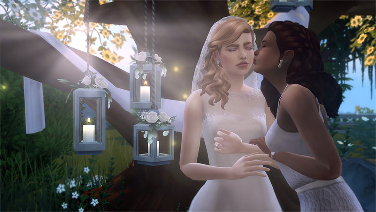 Sims 4 Maxis Match Wedding Dress CC  All Free    FandomSpot - 50