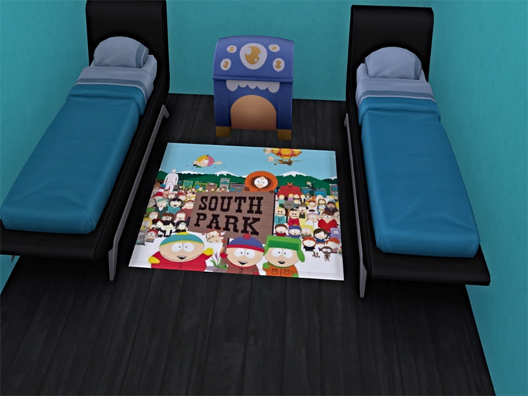 South Park Rug for The Sims 4