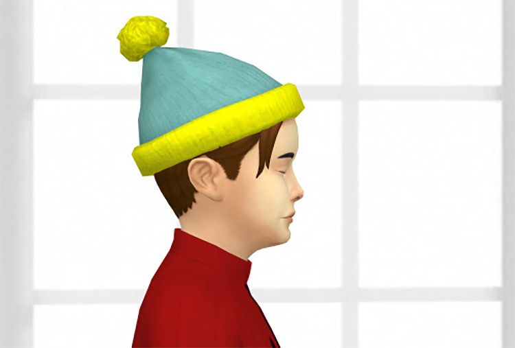 Eric Cartman's Jacket + Hat for The Sims 4