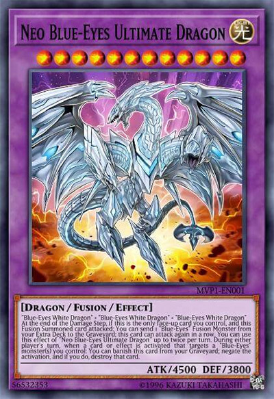 Neo Blue-Eyes Ultimate Dragon Yu-Gi-Oh Card