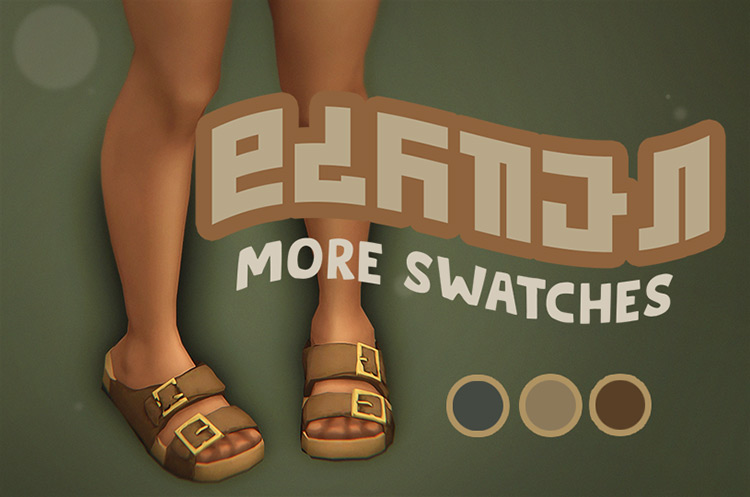 Sims 4 Birkenstocks CC  All Free To Download    FandomSpot - 47