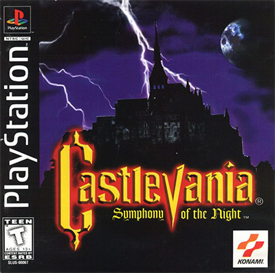 Castlevania: Symphony of the Night (1997) PS1 Box Art