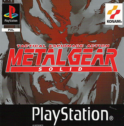 Metal Gear Solid (1998) PAL PS1 Box Art
