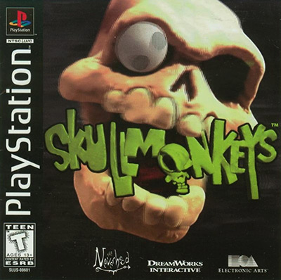 Skullmonkeys (1998) Box Art for PS1