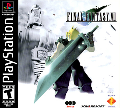 Final Fantasy VII (1997) PS1 Box Art