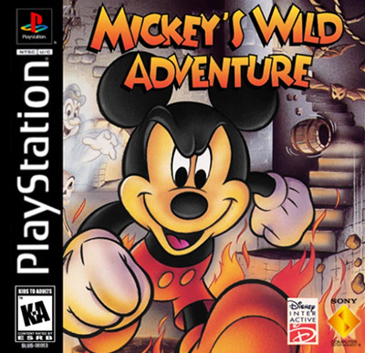 Mickey's Wild Adventure (1996) PS1 Box Art