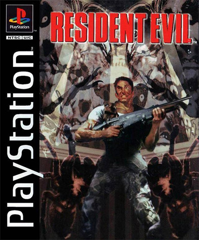 Resident Evil (1996) NTSC PS1 Box Art