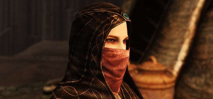 Female Face Mask Cover in Skyrim (Mod)