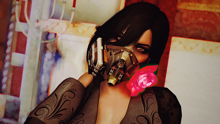 Petal Gasmask Skyrim mod