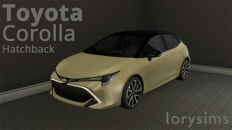 Toyota Corolla Hatchback / Sims 4 CC
