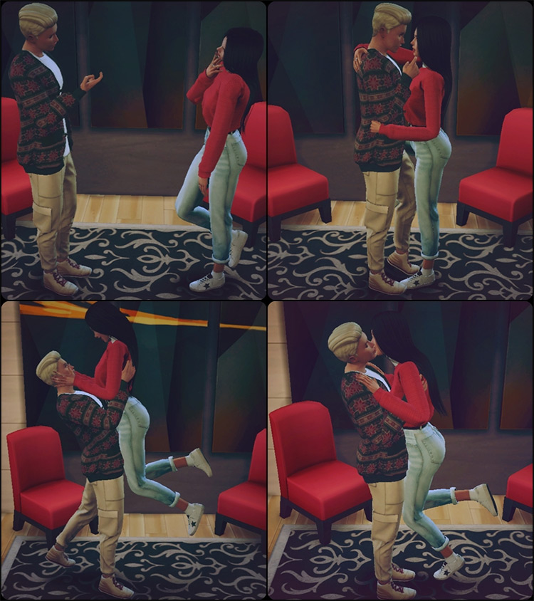 Kiss!!! Poses by pandora-sims for The Sims 4