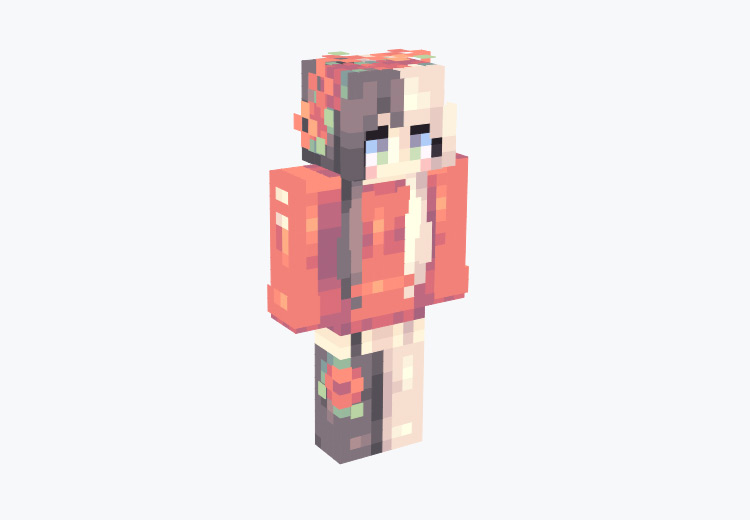 Cute Girl Gamer Minecraft Skin