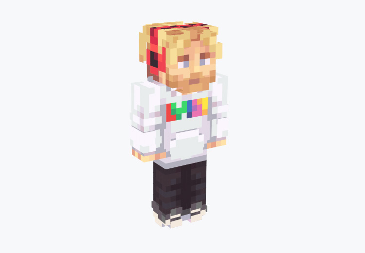 Custom PewDiePie Minecraft Skin