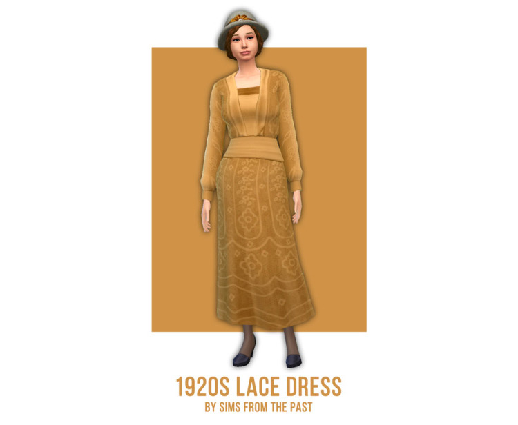 1920s Lace Dress / TS4 CC