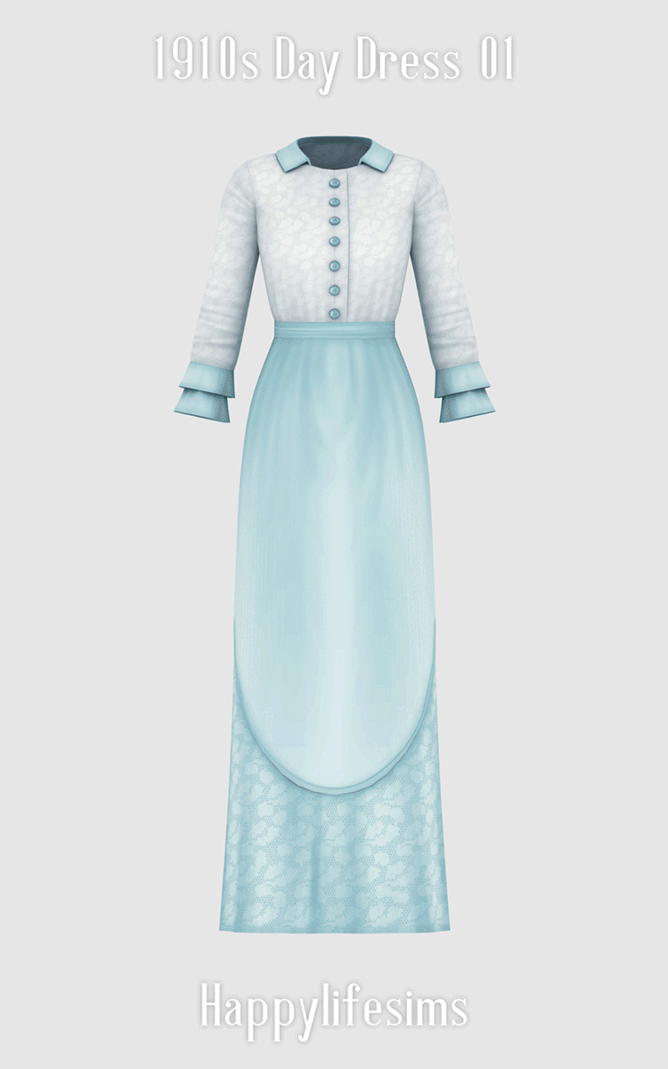 Best Sims 4 Vintage Dresses  Free CC   Mods    FandomSpot - 63