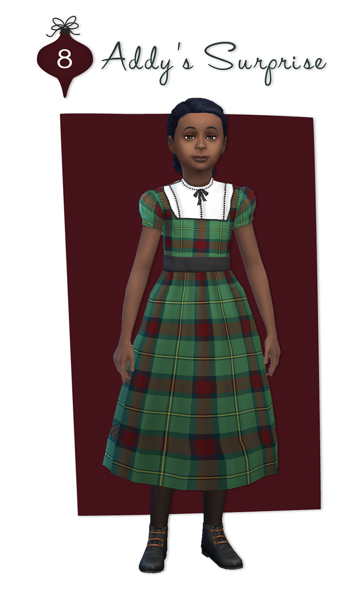 Addy’s Surprise Dress for The Sims 4