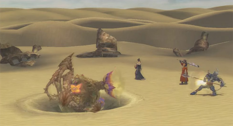 Sandragora Battle in Bikanel Desert / Final Fantasy X HD