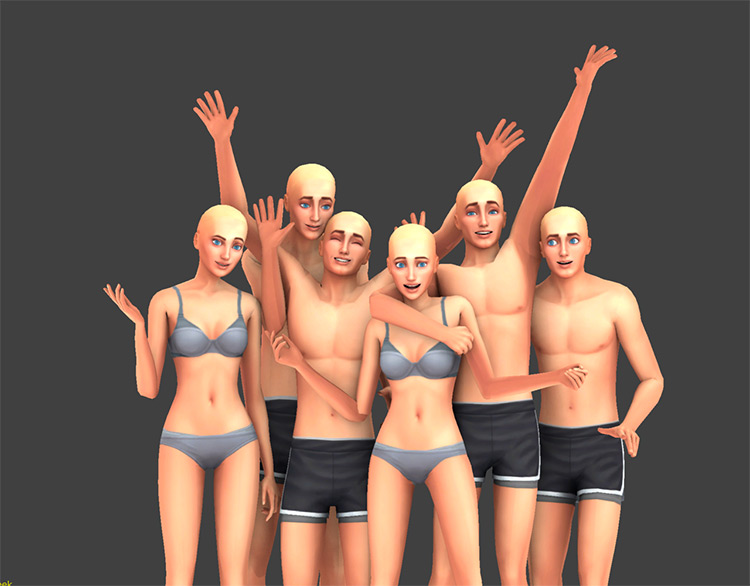Celebration: A Mini Gift! Poses for The Sims 4