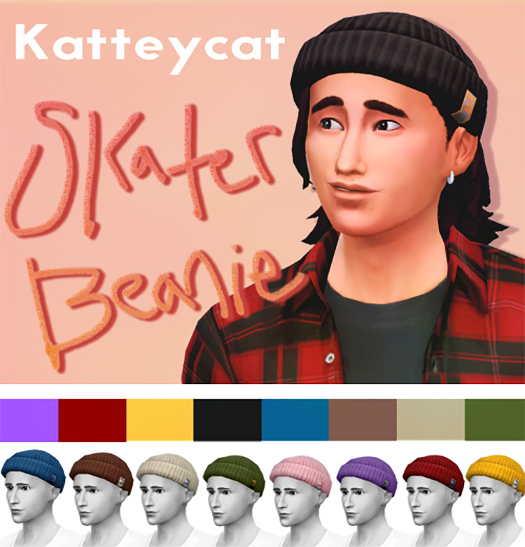 Skater Beanie / Sims 4 CC