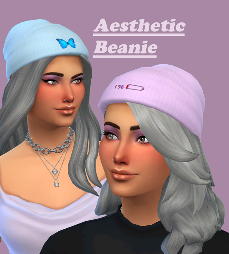 Maxis Match Aesthetic Beanie for The Sims 4