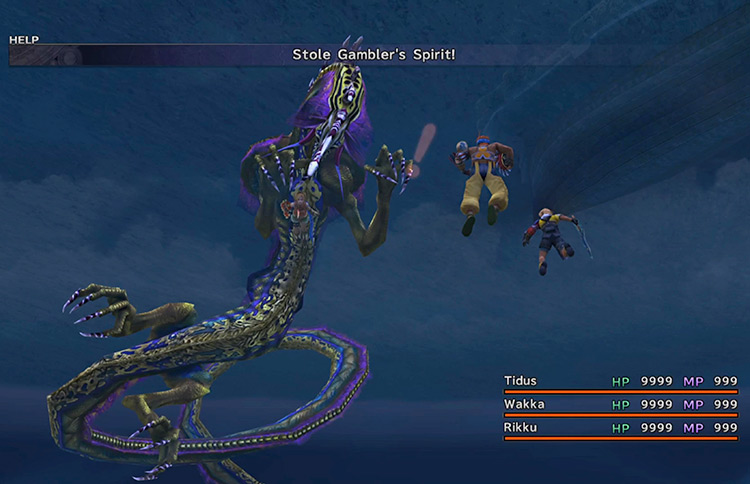 Shinryu Screenshot Stealing Gamblers Spirit / Final Fantasy X HD