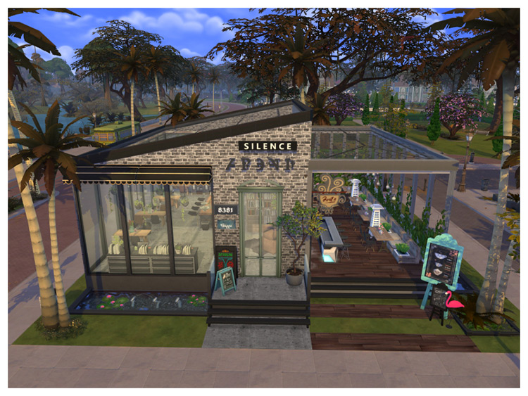 Wonder Cafe Lot / Sims 4