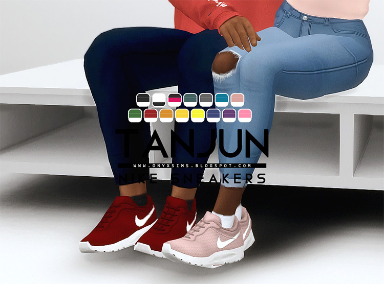 TanJun Nike Sneakers For Men / Sims 4 CC