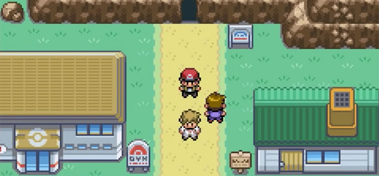 Pokemon Gaia ROM Hack Screenshot Near Seros Gym