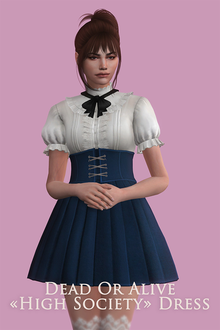 High Society Dress (DoA) TS4 CC