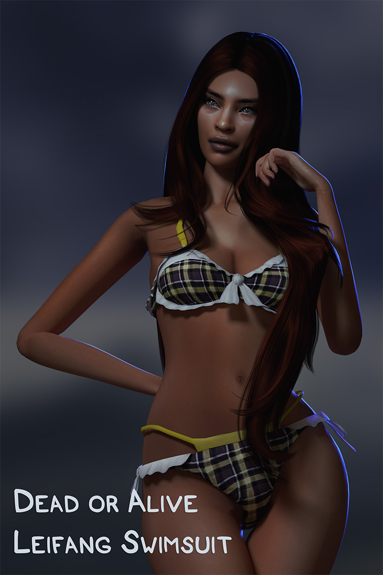 Dead or Alive Leifang Swimsuit for The Sims 4