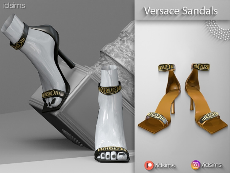 Versace Sandals / Sims 4 CC