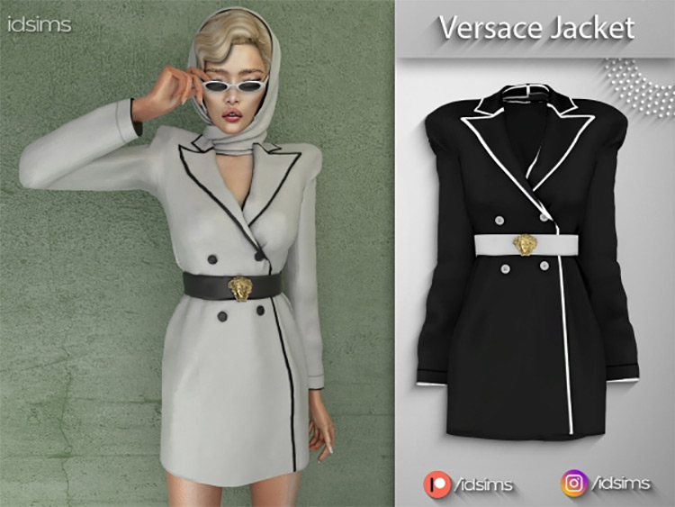 Versace Jacket (Female) Sims 4 CC