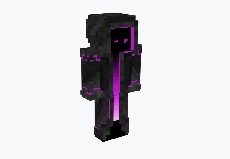 Dark Cloak Necromancer Minecraft Skin