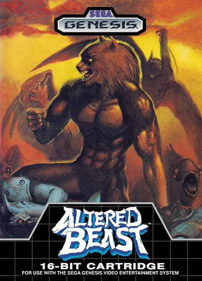 Altered Beast (1988) Box Art For Sega Genesis