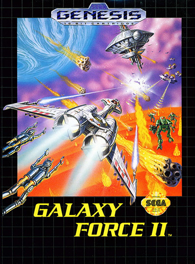 Galaxy Force II (1988) Genesis Box Art