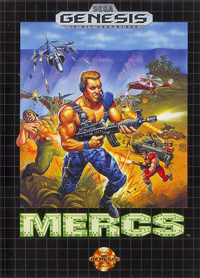 MERCS (1991) Sega Genesis Box Art