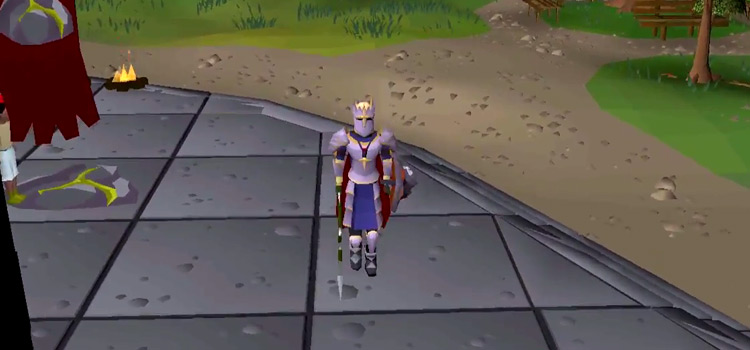 Full Justiciar Armour + Dragonfire Shield (OSRS)