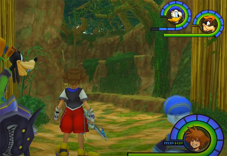 Looking at the cliff where Green Requiems spawn / KH 1.5 HD Screenshot