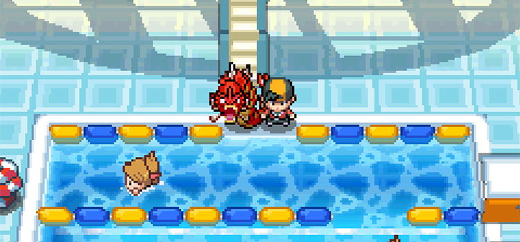 Shiny Gyarados in Cerulean Gym / Pokémon HeartGold