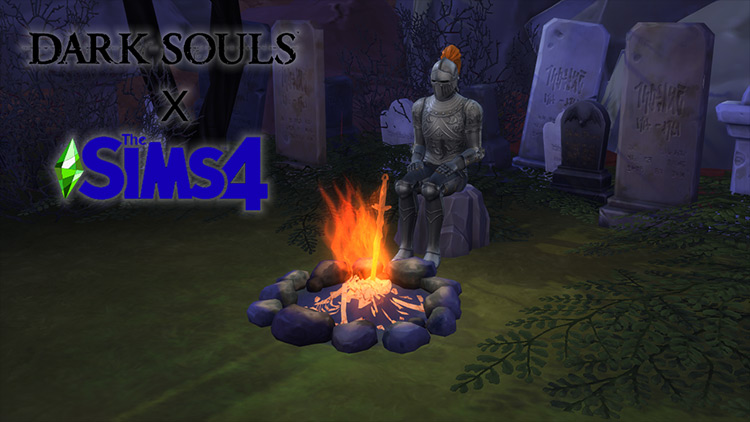 Functional Dark Souls Bonfire / Sims 4 Mod