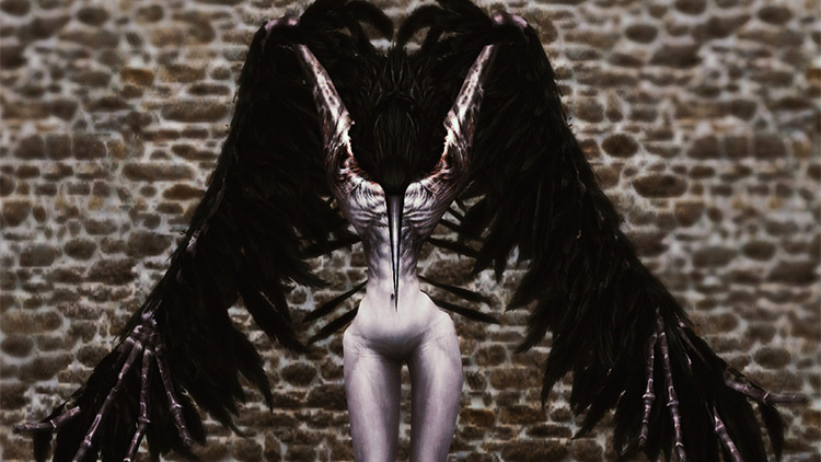 Crow Demon Ornifex Set / Sims 4 CC
