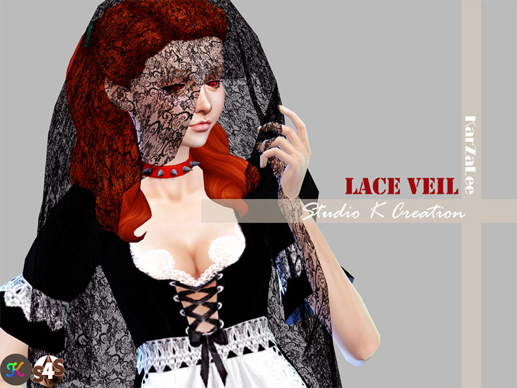 Lace Veil (Dark Souls) / Sims 4 CC