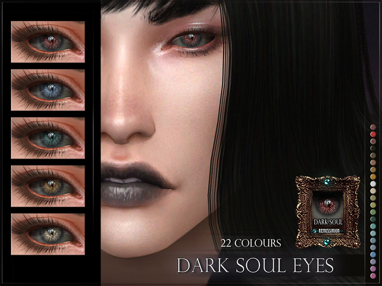 Dark Soul Eyes / Sims 4 CC