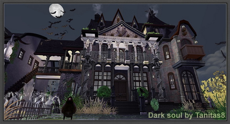 Dark Souls Mansion Lot / The Sims 4