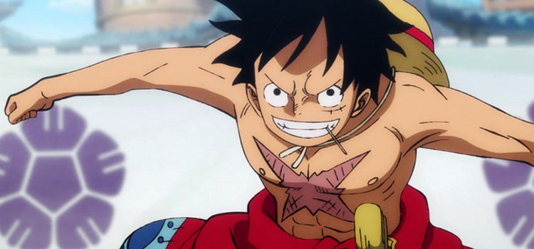 Monkey D Luffy Battle Pose in One Piece Anime