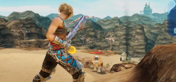 Vaan with a Crossbow in FFXII: The Zodiac Age