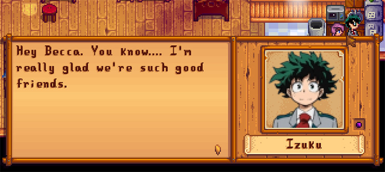 Replace Harvey with Midoriya / Stardew Valley Mod