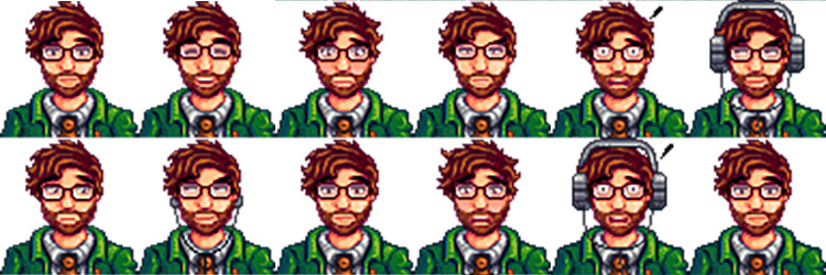 Harvey: Now With Beard / Stardew Valley Mod