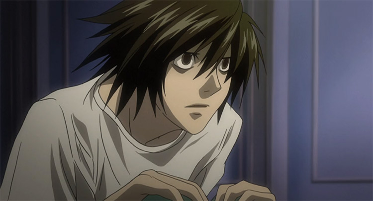 L from Death Note anime